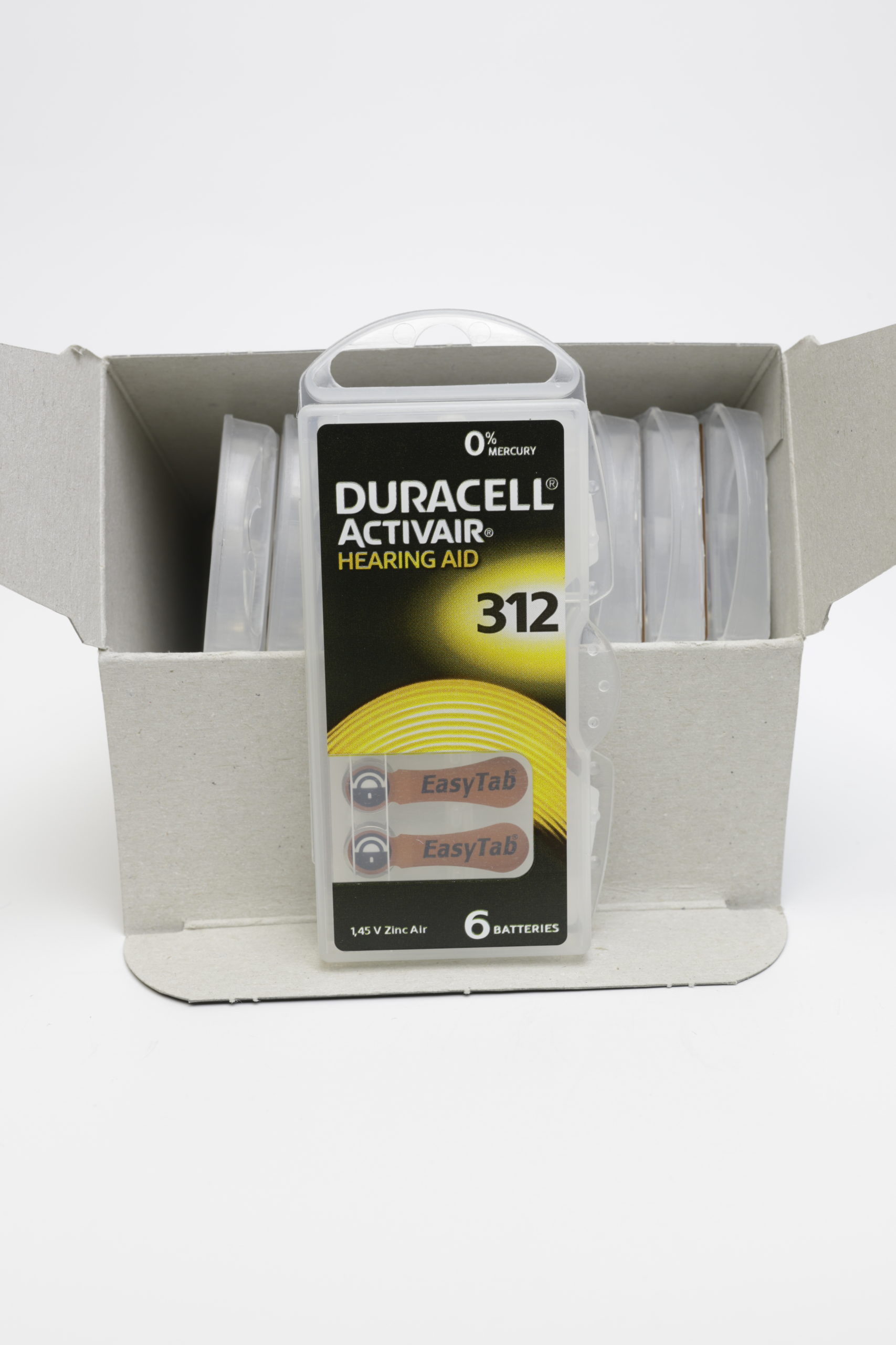 Hörgerätebatterie Duracell  Activair 312 (60Stück)
