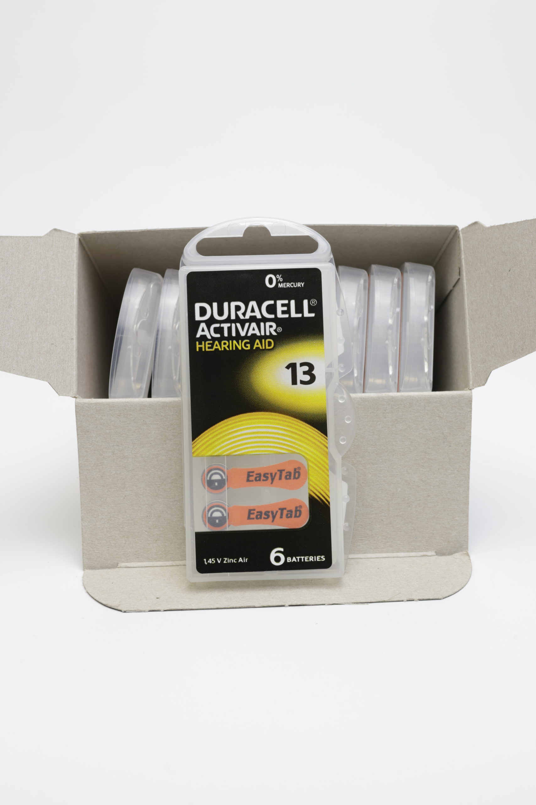 Hörgerätebatterie Duracell Activair 13 (60 Stück)